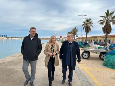 Pradas anuncia que las obras del paseo peatonal del Puerto de Benicarló empezarán en pocas semanas